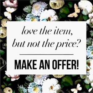 Reasonable offers welcome. Worst case I’ll counter 🌷